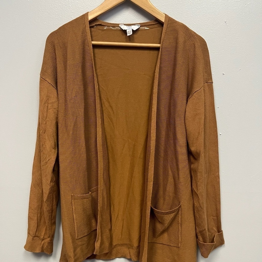 🚨CLEARANCE 0124-154 camel brown cardigan